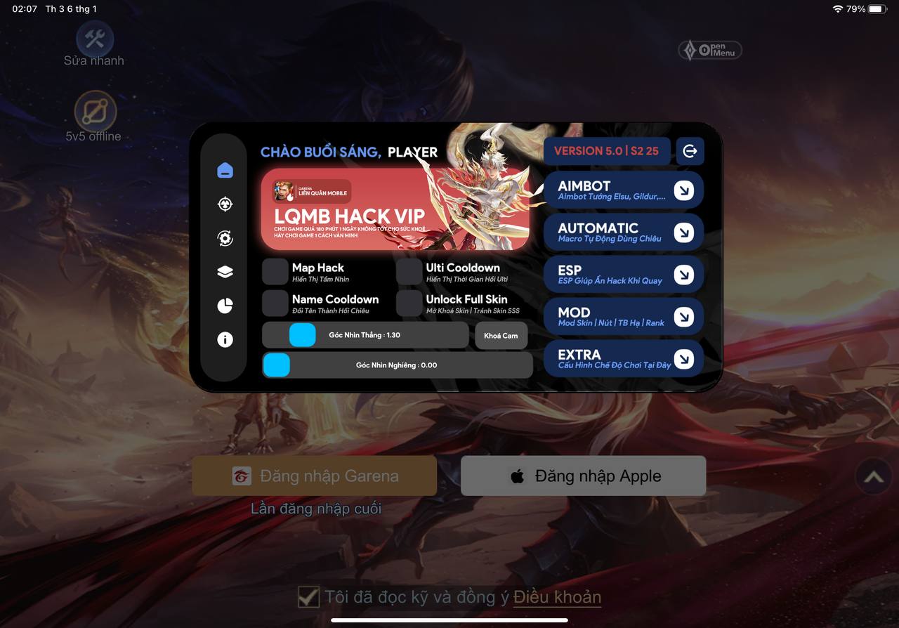 [IOS] Bản Shark Aov