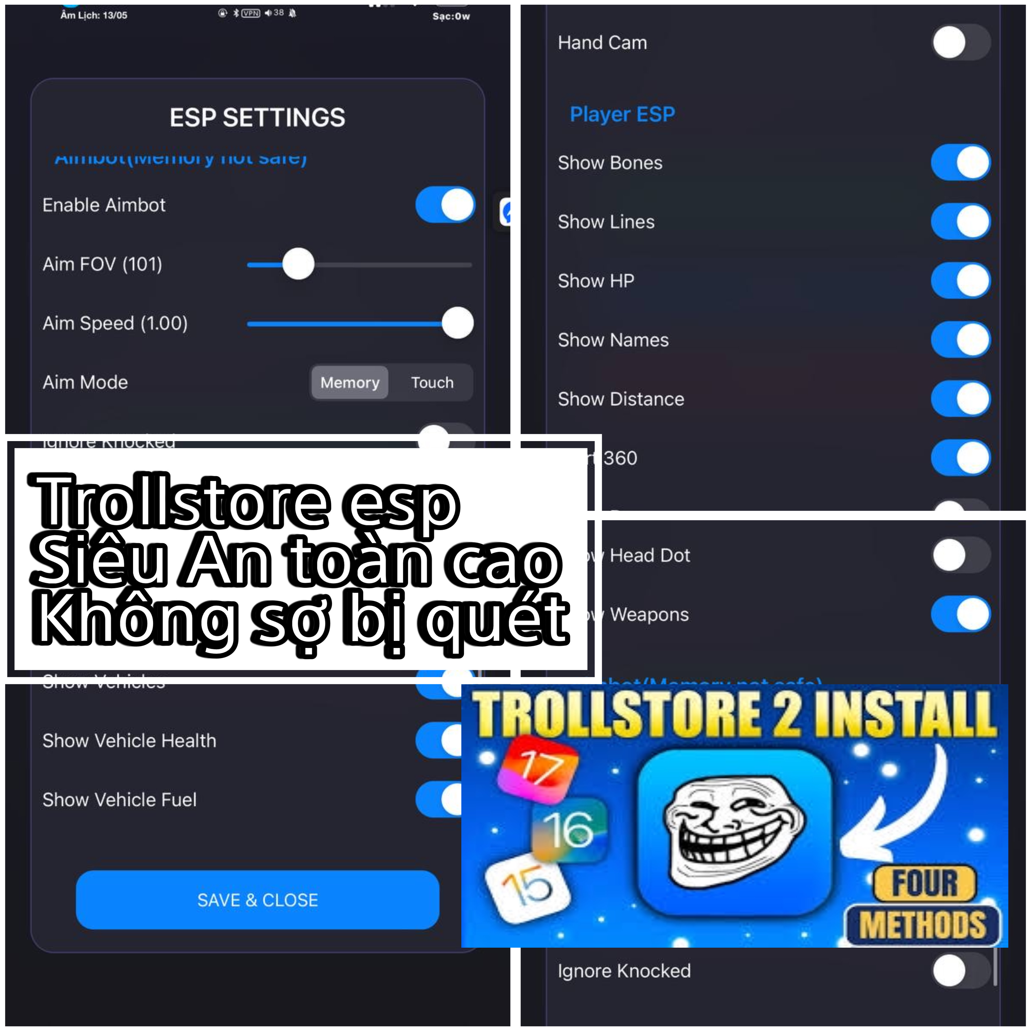 Pubg Trollstore An toàn 100%